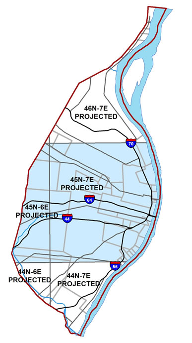 St. Louis City Mine Maps
